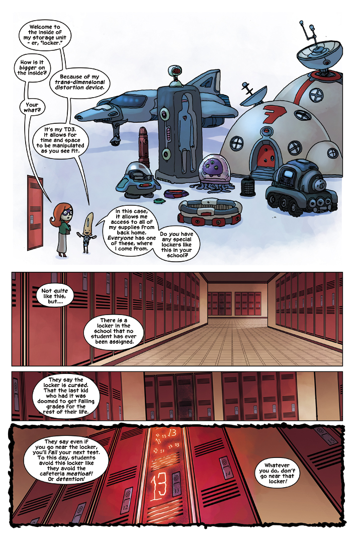 New in School Chapter 1 Page 13 – Albert The Alien