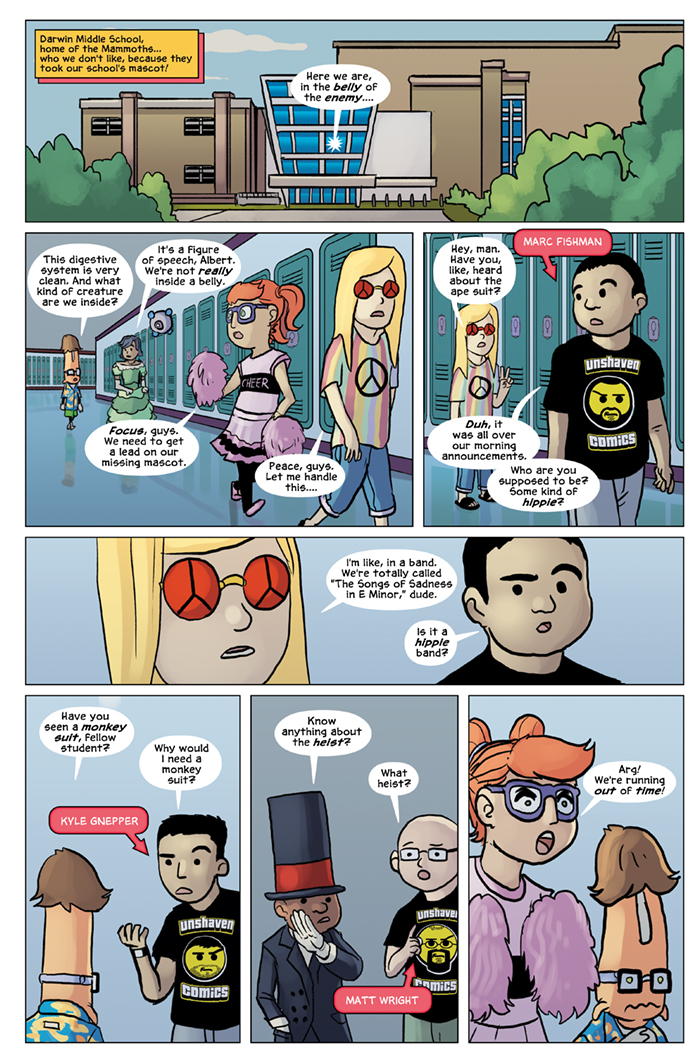 New in School Chapter 1 Page 8 – Albert The Alien