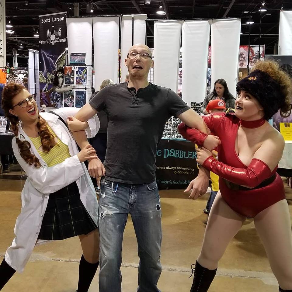 GLOW girls fighting over me or using me as a weapon - you decide!