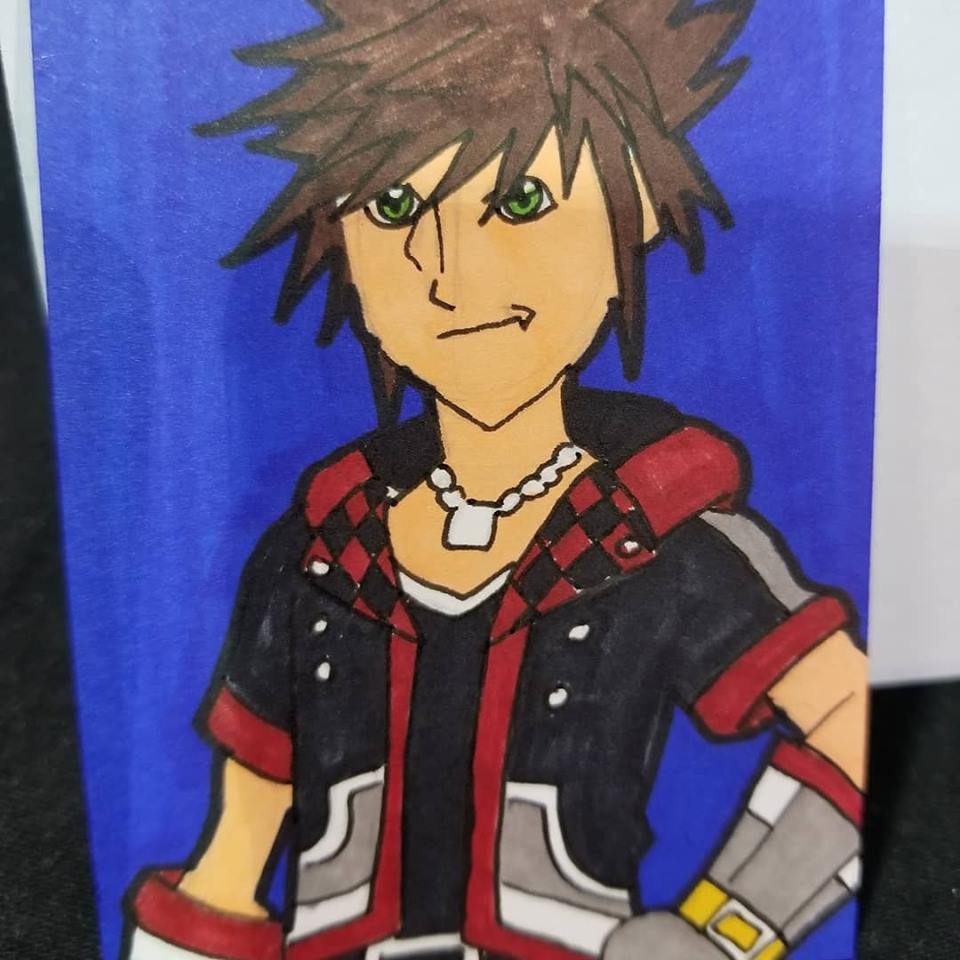 Sora sketch card commission