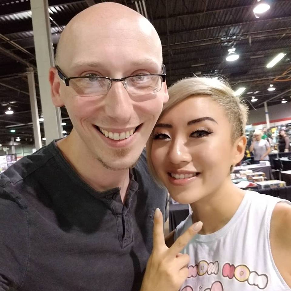 Hanging out with my buddy, Stella Chuu