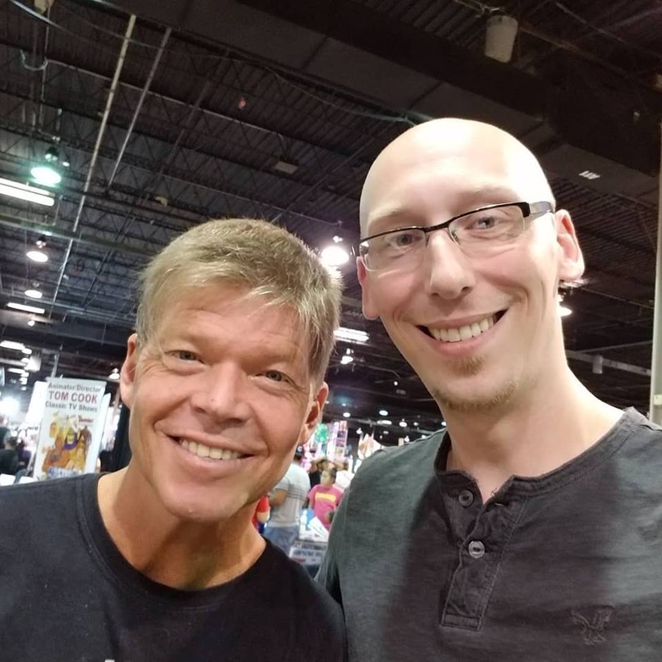 Rob Liefeld was behind me all weekend. Such a great guy